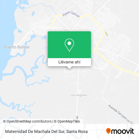Mapa de Maternidad De Machala Del Sur