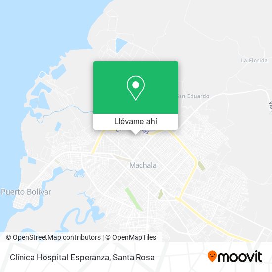 Mapa de Clínica Hospital Esperanza