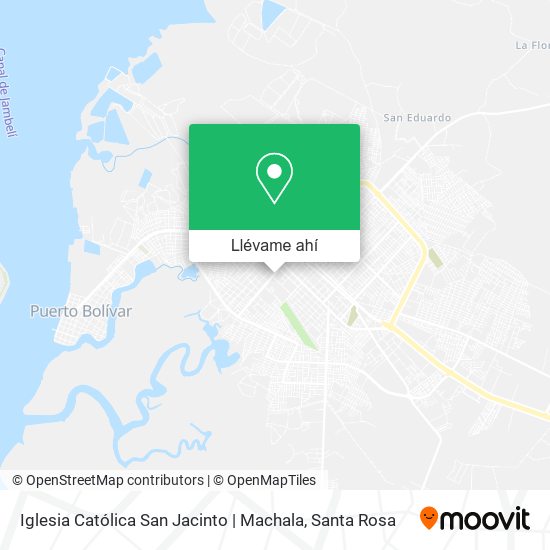 Mapa de Iglesia Católica San Jacinto | Machala