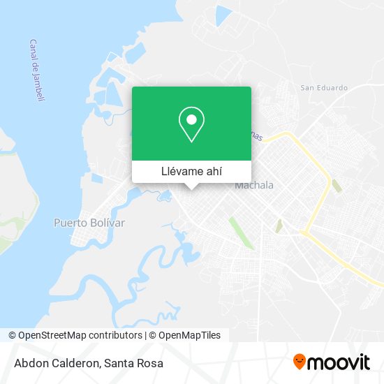 Mapa de Abdon Calderon