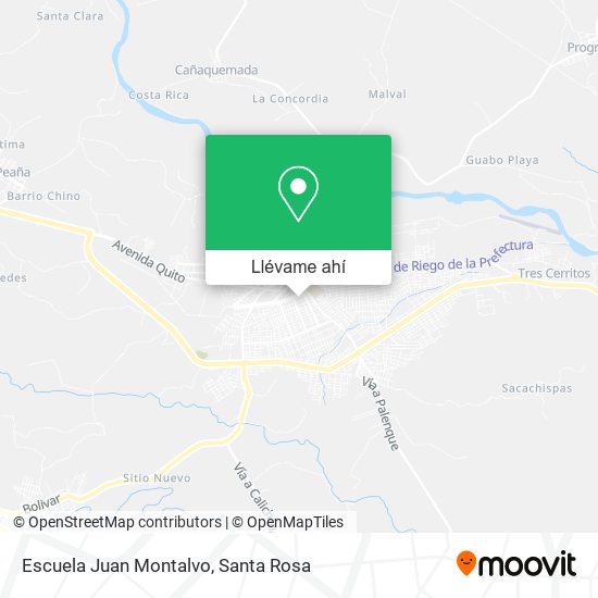 Mapa de Escuela Juan Montalvo