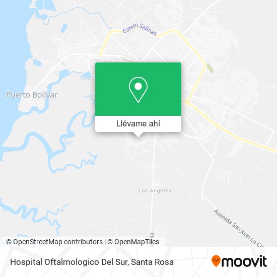 Mapa de Hospital Oftalmologico Del Sur
