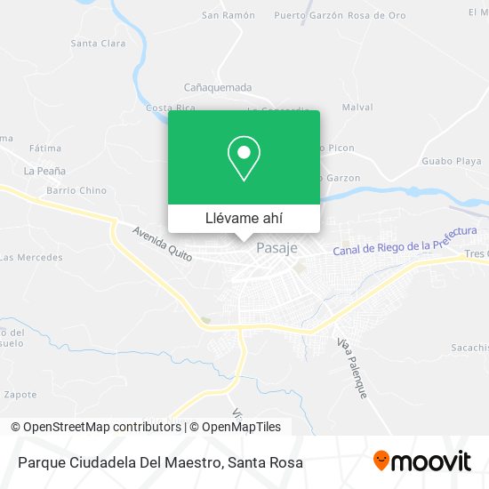Mapa de Parque Ciudadela Del Maestro
