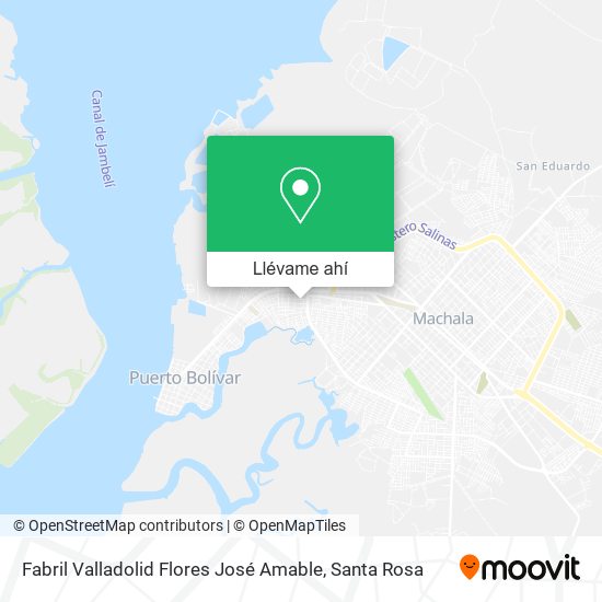 Mapa de Fabril Valladolid Flores José Amable