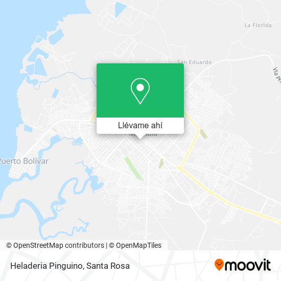 Mapa de Heladeria Pinguino