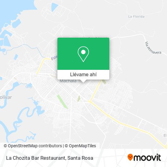 Mapa de La Chozita Bar Restaurant