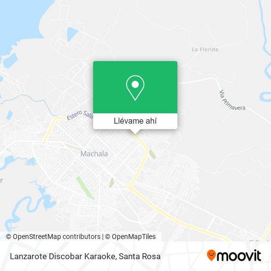 Mapa de Lanzarote Discobar Karaoke