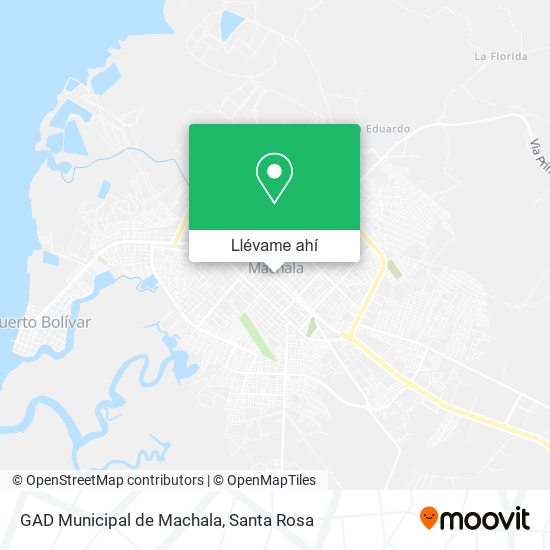 Mapa de GAD Municipal de Machala
