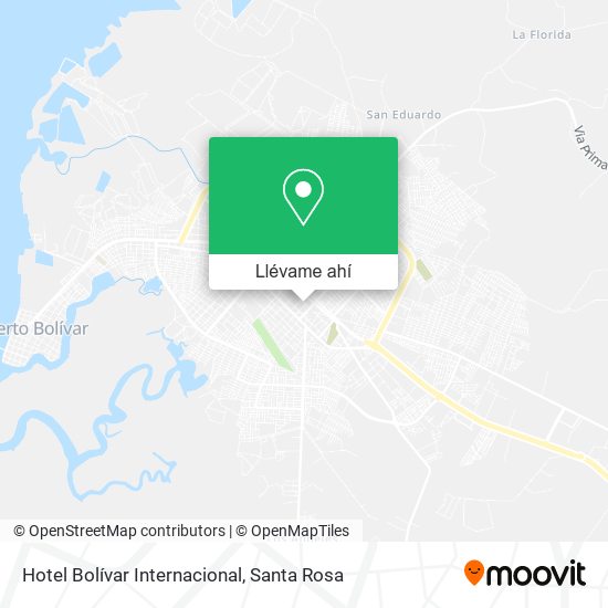 Mapa de Hotel Bolívar Internacional