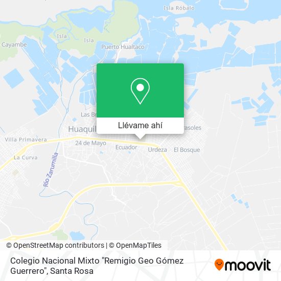 Mapa de Colegio Nacional Mixto "Remigio Geo Gómez Guerrero"