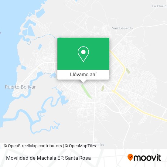 Mapa de Movilidad de Machala EP
