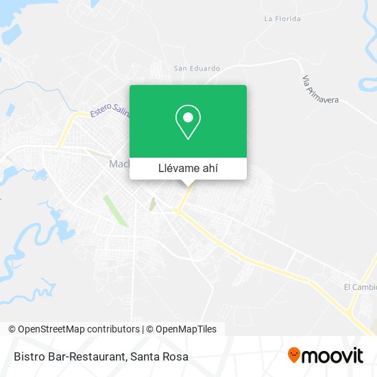 Mapa de Bistro Bar-Restaurant