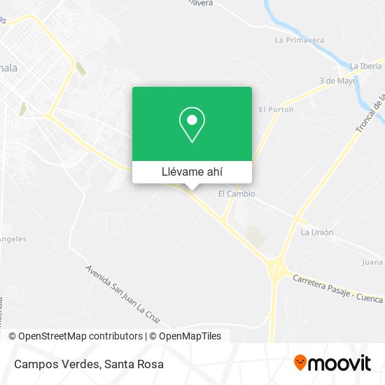 Mapa de Campos Verdes