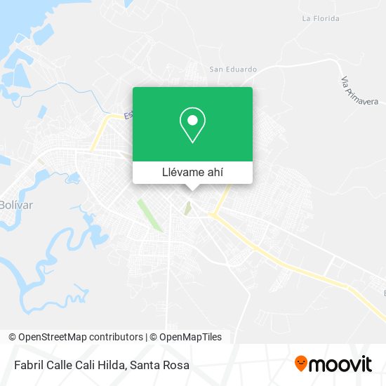 Mapa de Fabril Calle Cali Hilda