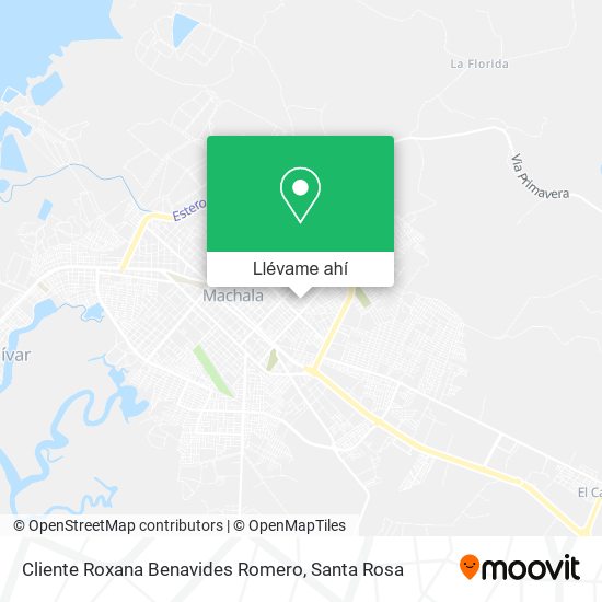 Mapa de Cliente Roxana Benavides Romero