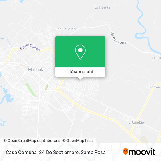 Mapa de Casa Comunal 24 De Septiembre