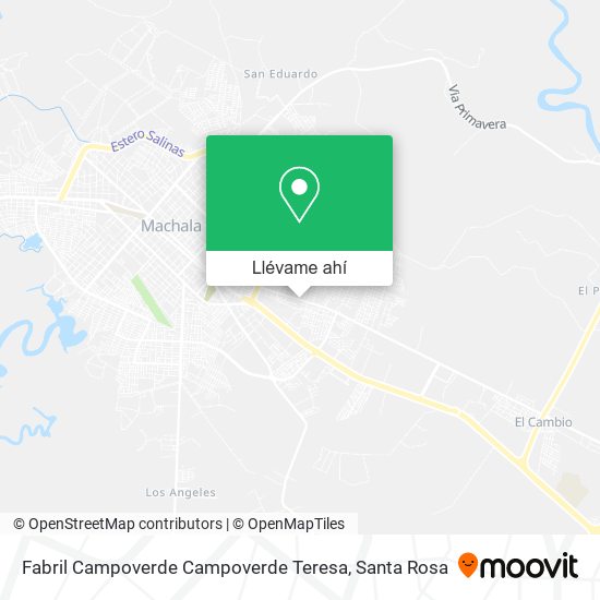 Mapa de Fabril Campoverde Campoverde Teresa