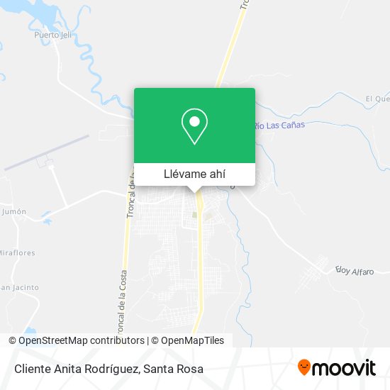 Mapa de Cliente Anita Rodríguez