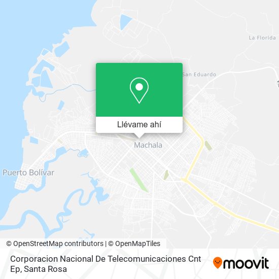 Mapa de Corporacion Nacional De Telecomunicaciones Cnt Ep