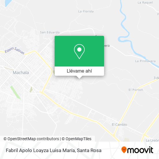 Mapa de Fabril Apolo Loayza Luisa María