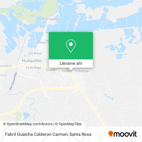 Mapa de Fabril Guaicha Calderon Carmen