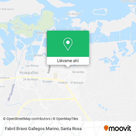 Mapa de Fabril Bravo Gallegos Marino