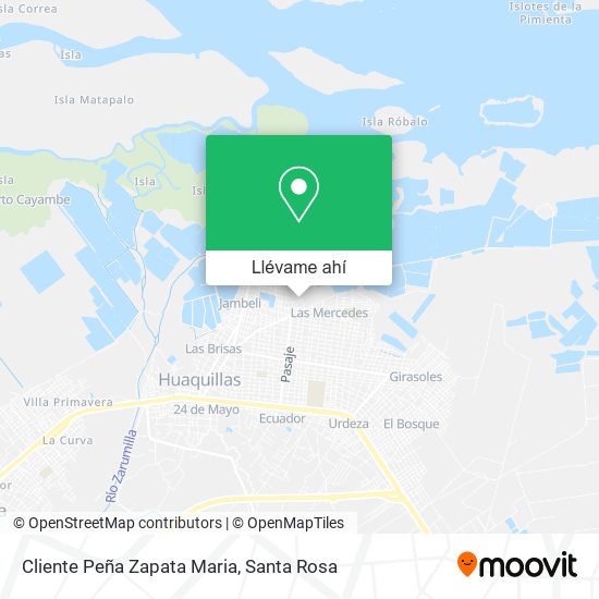 Mapa de Cliente Peña Zapata Maria