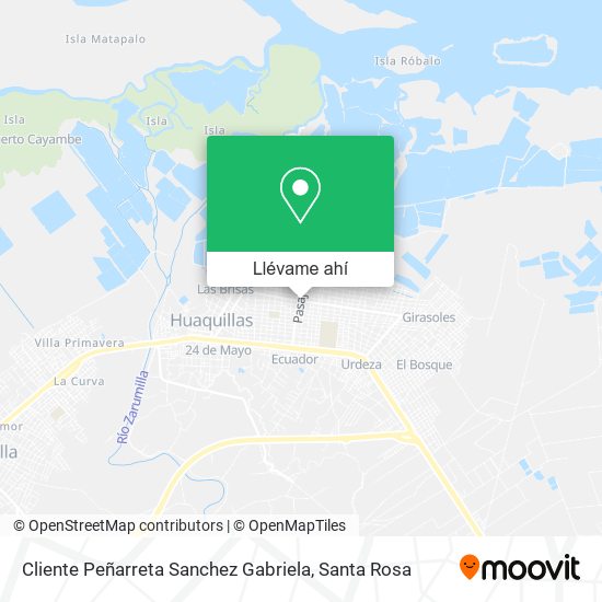 Mapa de Cliente Peñarreta Sanchez Gabriela