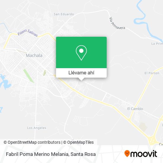 Mapa de Fabril Poma Merino Melania