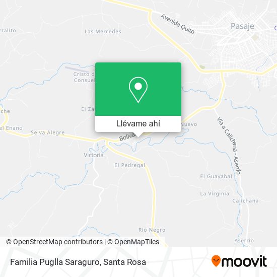 Mapa de Familia Puglla Saraguro