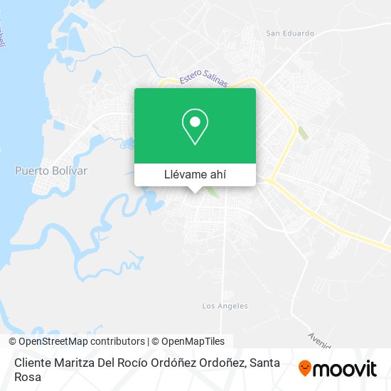 Mapa de Cliente Maritza Del Rocío Ordóñez Ordoñez