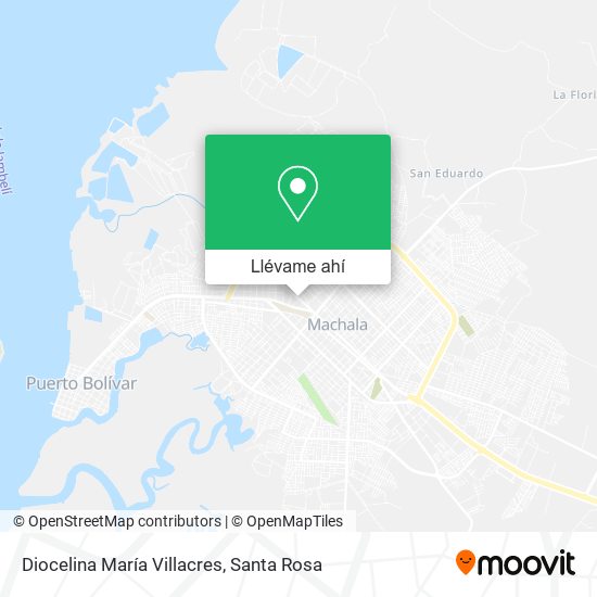 Mapa de Diocelina María Villacres
