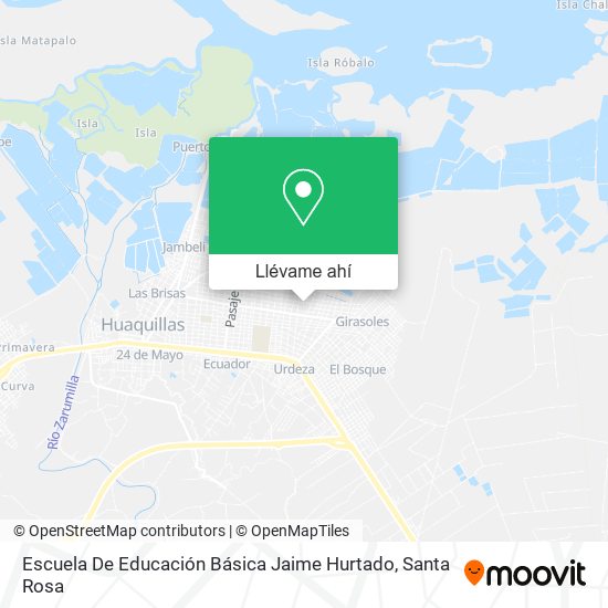 Mapa de Escuela De Educación Básica Jaime Hurtado