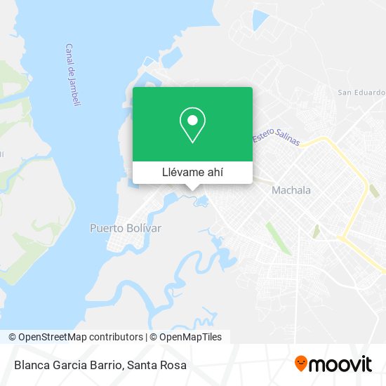 Mapa de Blanca Garcia  Barrio