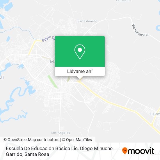 Mapa de Escuela De Educación Básica Lic. Diego Minuche Garrido