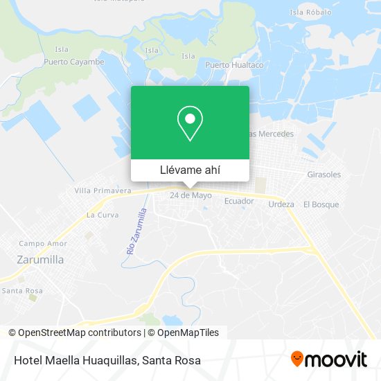 Mapa de Hotel Maella Huaquillas
