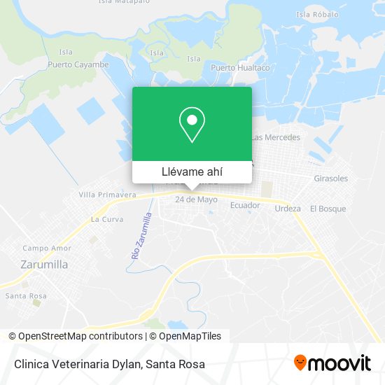 Mapa de Clinica Veterinaria Dylan