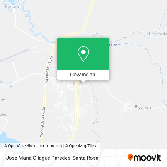 Mapa de Jose Maria Ollague Paredes