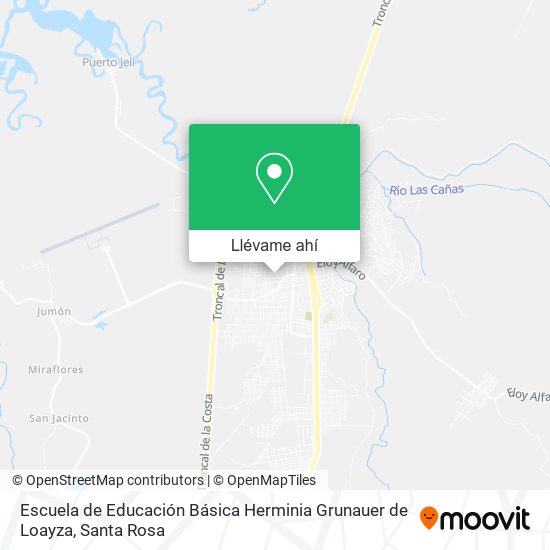 Mapa de Escuela de Educación Básica Herminia Grunauer de Loayza