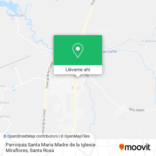 Mapa de Parroquia Santa Maria Madre de la Iglesia- Miraflores