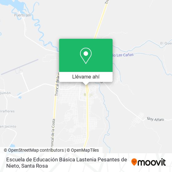 Mapa de Escuela de Educación Básica Lastenia Pesantes de Nieto