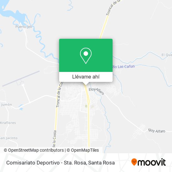 Mapa de Comisariato Deportivo - Sta. Rosa