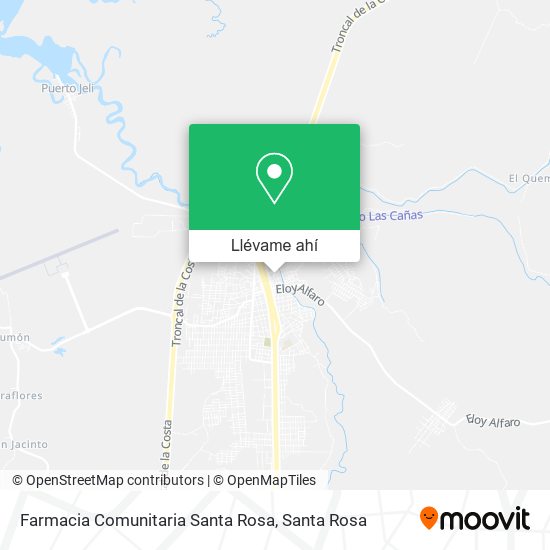 Mapa de Farmacia Comunitaria Santa Rosa