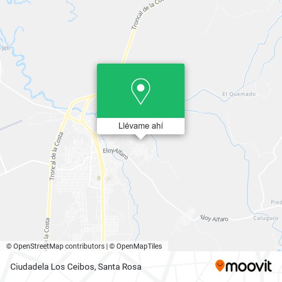 Mapa de Ciudadela Los Ceibos
