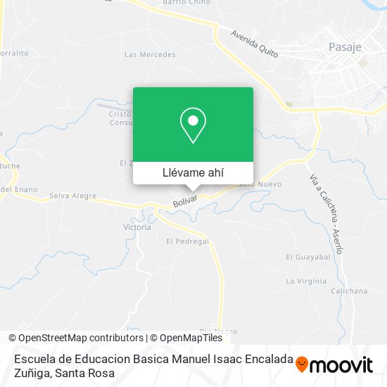 Mapa de Escuela de Educacion Basica Manuel Isaac Encalada Zuñiga