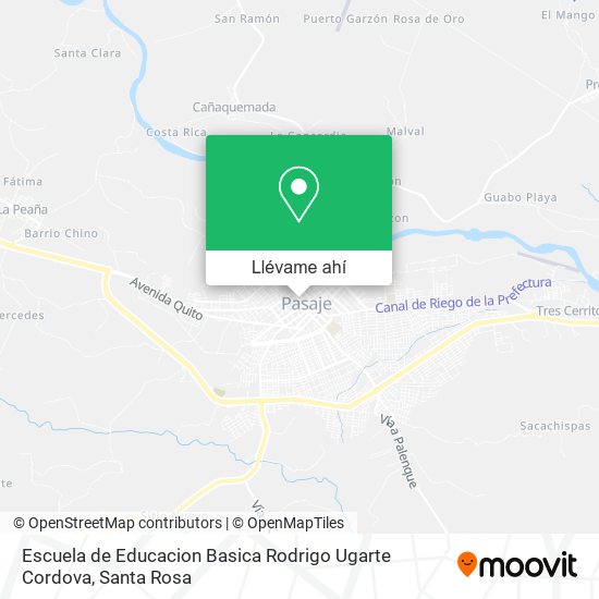 Mapa de Escuela de Educacion Basica Rodrigo Ugarte Cordova