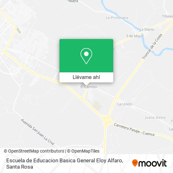 Mapa de Escuela de Educacion Basica General Eloy Alfaro