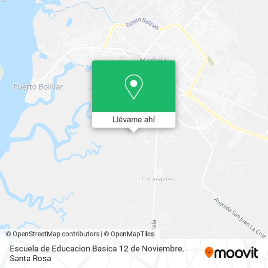 Mapa de Escuela de Educacion Basica 12 de Noviembre