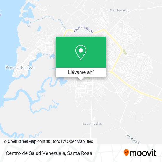 Mapa de Centro de Salud Venezuela
