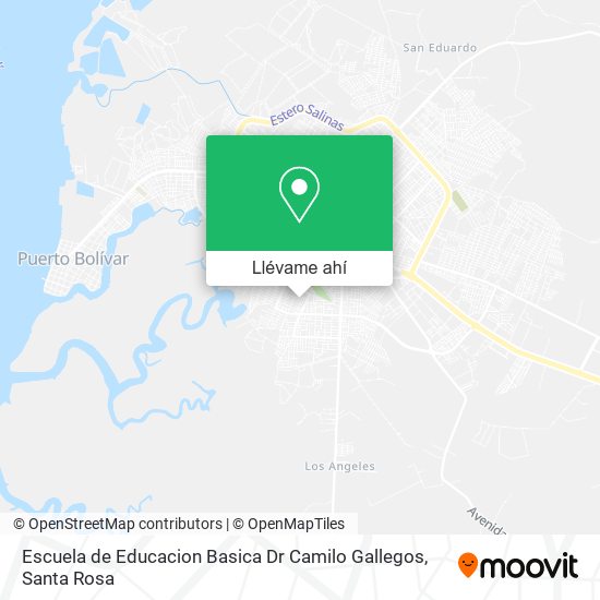Mapa de Escuela de Educacion Basica Dr Camilo Gallegos